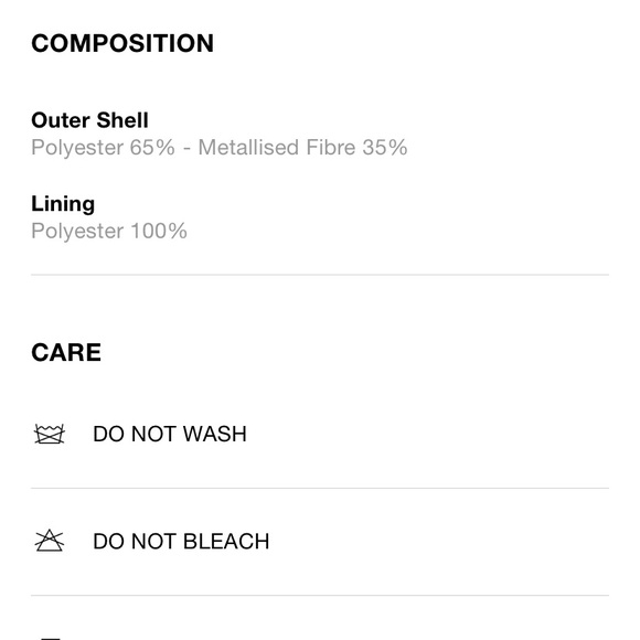 Zara silver sequin top with balloon sleeves - Picture 7 of 7